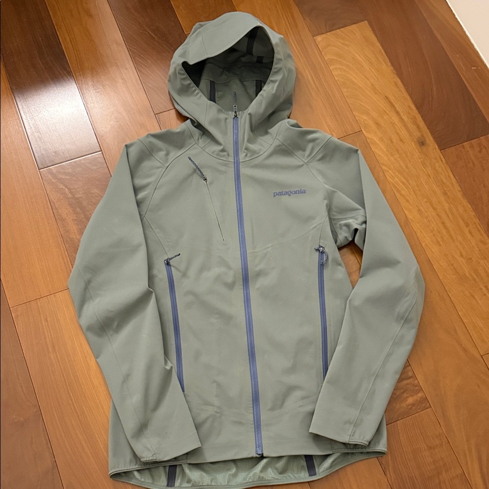 Patagonia Sage Green Hooded Jacket